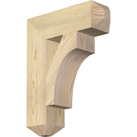 Ekena Millwork Westlake Craftsman Rough Sawn Bracket, Douglas Fir, 4"W x 14"D x 18"H BKT04X14X18WTL04RDF